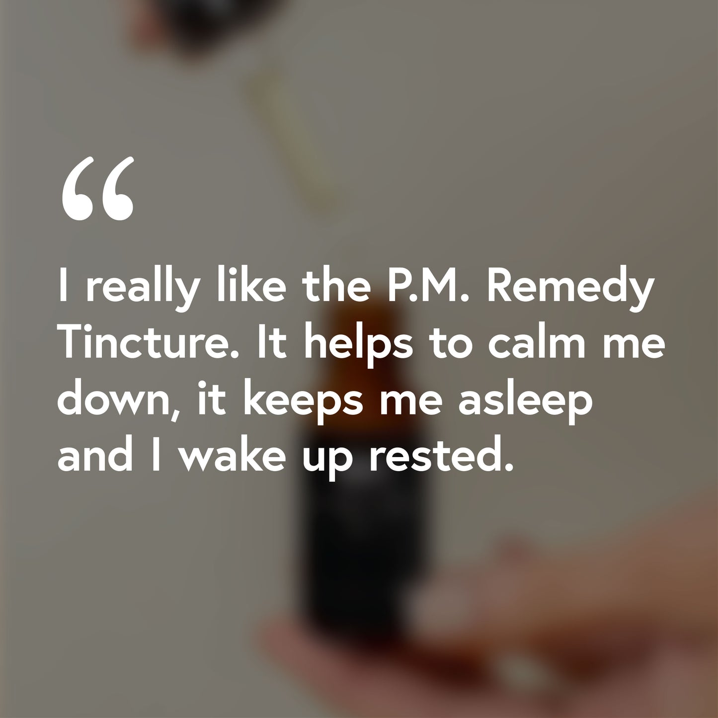 P.M. Remedy Tincture